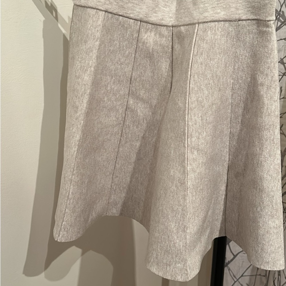 Club Monaco Light Gray A-Line Skirt